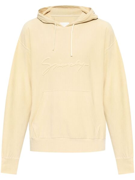  Givenchy Logo-embroidered Hoodie - Neutrals 