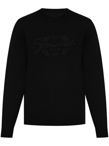  Givenchy Logo-embroidered Jumper - Black 