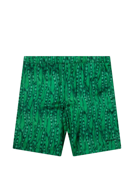  Givenchy Logo-embroidered Shorts - Green 
