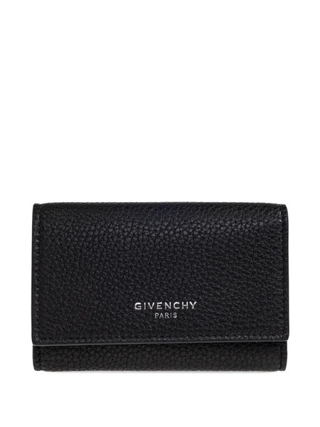  Givenchy Logo Leather Keyring - Black 