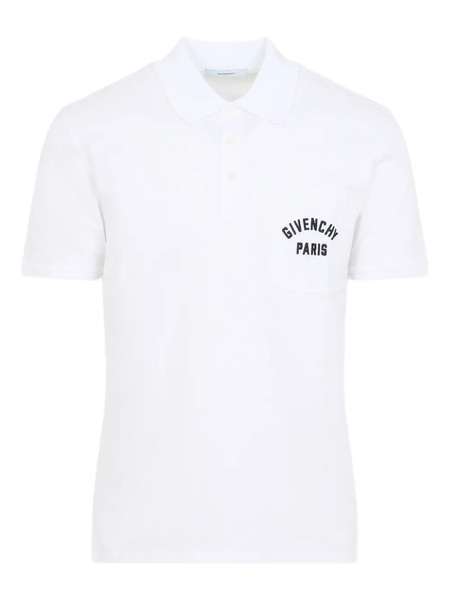  Givenchy Logo Polo Shirt - White 