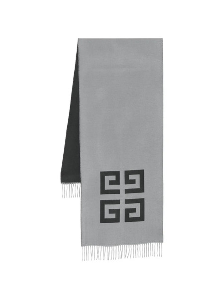  Givenchy Logo-print Scarf - Grey 