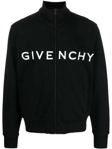  Givenchy Logo-print Zipped Jacket - Black 
