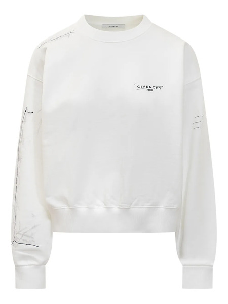  Givenchy Logo Sweatshirt - White 