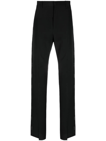  Givenchy Logo-tape Tailored Trousers - Black 
