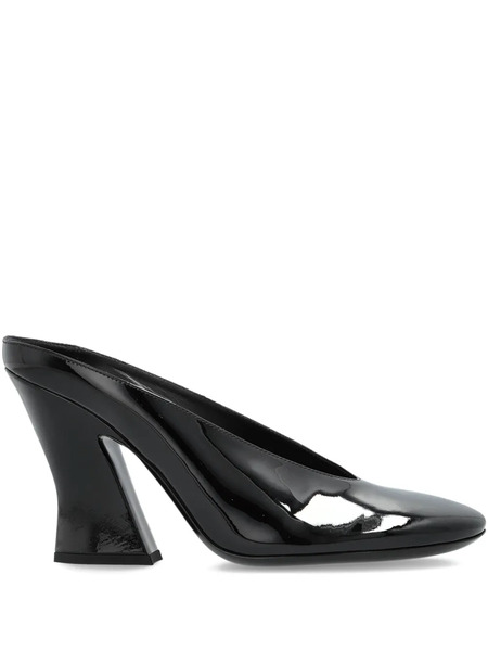  Givenchy 100mm Patent-leather Mules - Black 