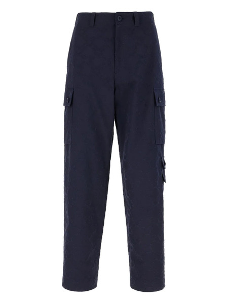  Givenchy Monogram Cargo Trousers - Grey 