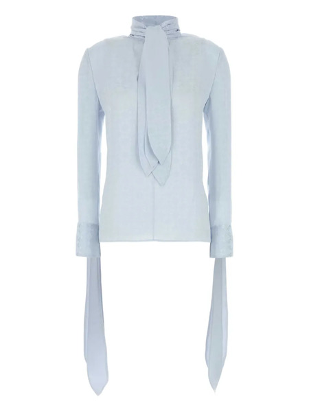  Givenchy Monogram 72 Jacquard Blouse - Blue 