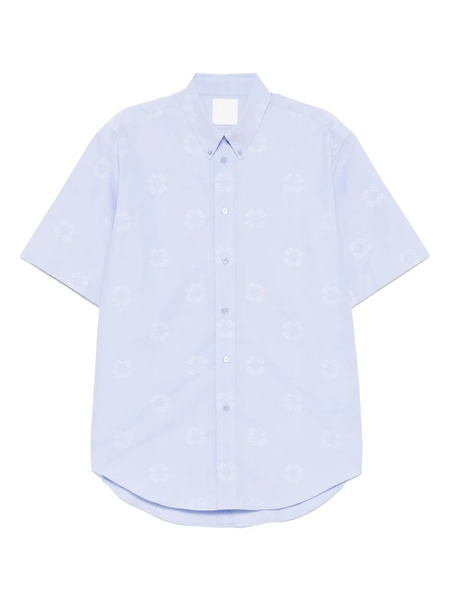  Givenchy Monogram 72 Jacquard Shirt - Blue 