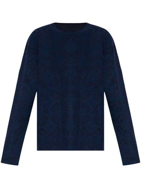  Givenchy Monogram-pattern Jumper - Blue 