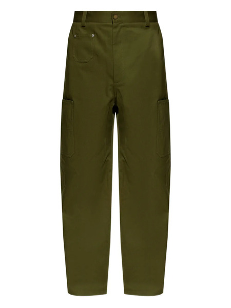  Givenchy Multi-pocket Loose-fit Trousers - Green 
