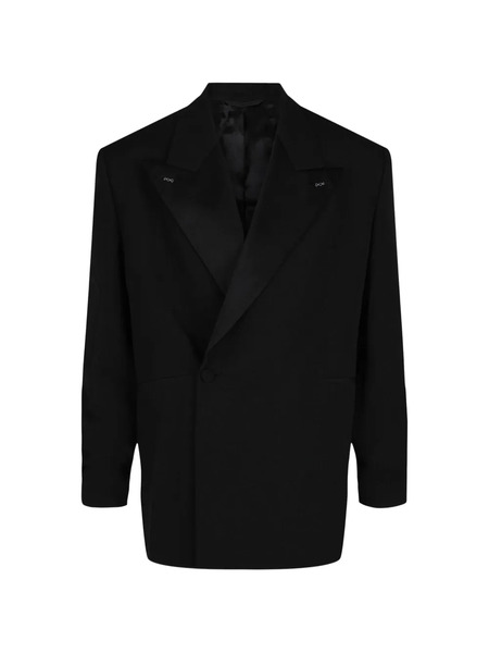  Givenchy Notch-lapel Oversized Blazer - Black 