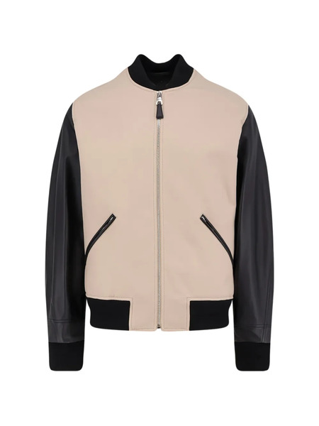  Givenchy Panelled Bomber Jacket - Black 
