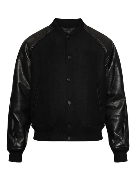  Givenchy Panelled Bomber Jacket - Black 