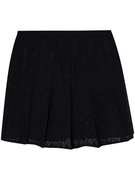  Givenchy Pleated Mini Skirt - Black 