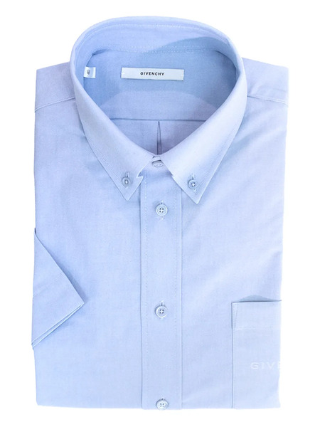  Givenchy Pocket Buttoned Shirt - Blue 