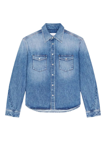  Givenchy Pocket Denim Shirt - Blue 