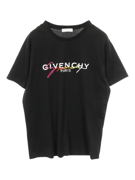  Givenchy Pre-owned 2010s Crew-neck Logo-print T-shirt - Black 