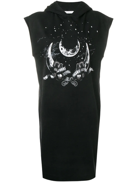 Givenchy Printed T-shirt Dress - Black 
