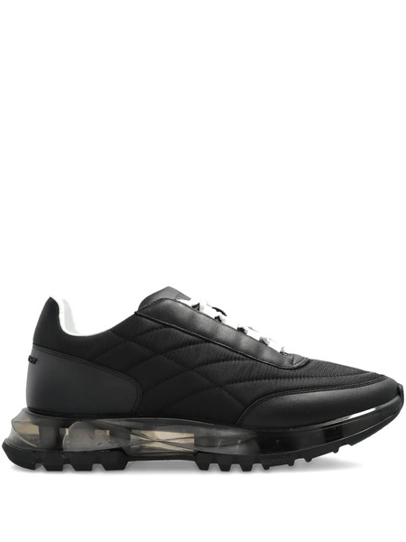 Givenchy Quilted Transparent-sole Sneakers - Black 