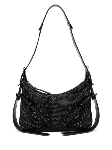  Givenchy Rhinestone-embellished Shoulder Bag - Black 