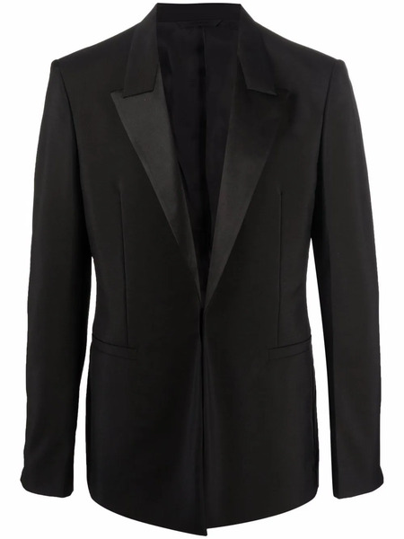  Givenchy Satin-lapel Blazer - Black 