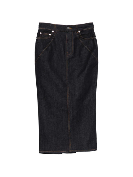  Givenchy Seam Midi Skirt - Blue 