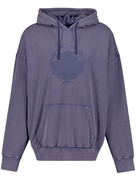  Givenchy Shadow Crest Hoodie - Blue 