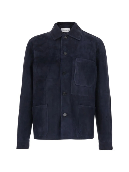  Givenchy Sheepskin Overshirt - Blue 