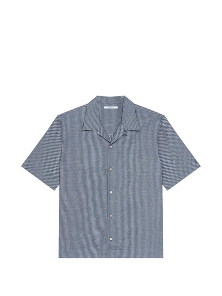  Givenchy Short-sleeve Patterned Shirt - Blue 