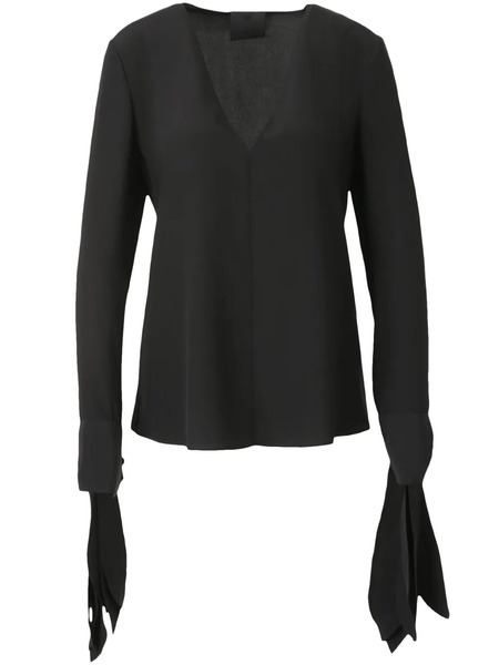  Givenchy Silk Blouse - Black 