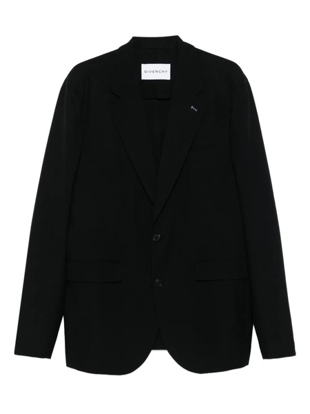  Givenchy Single-breasted Wool Blazer - Black 