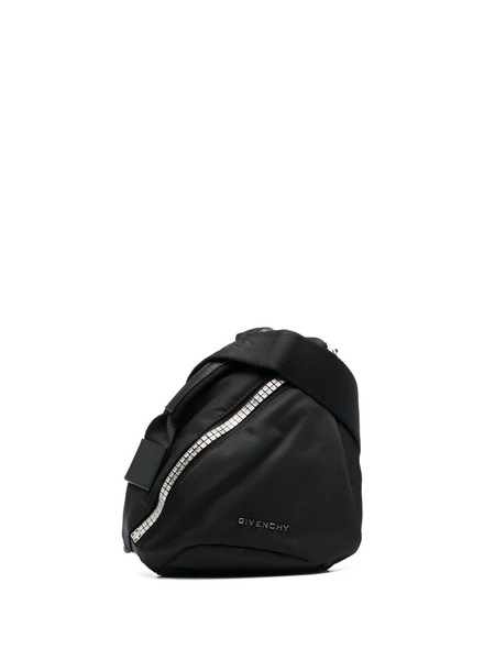  Givenchy Small G-zip Triangle Bag - Black 