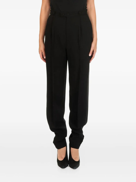  Givenchy Tailored Button Detailed Trousers - Black 