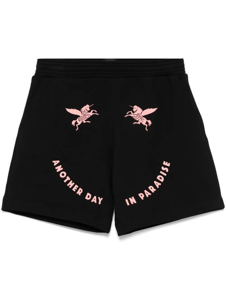  Givenchy Unicorns-embroidered Shorts - Black 