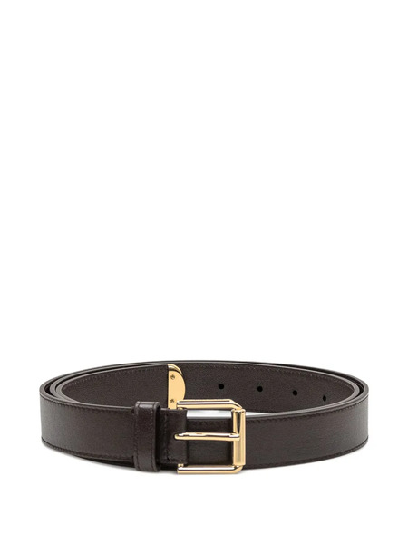  Givenchy Voyou Buckle Belt - Brown 