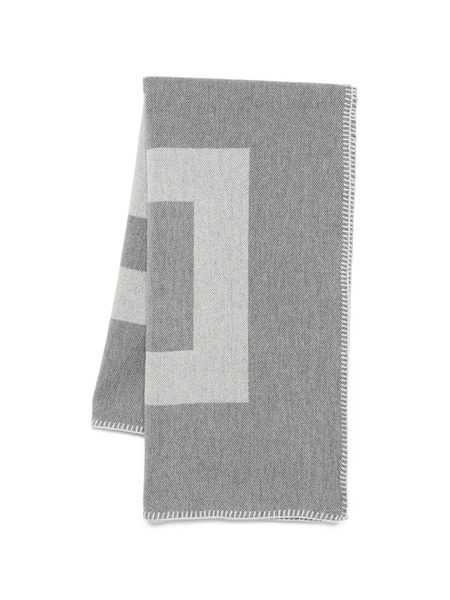  Givenchy Whipstitch-trim Scarf - Grey 