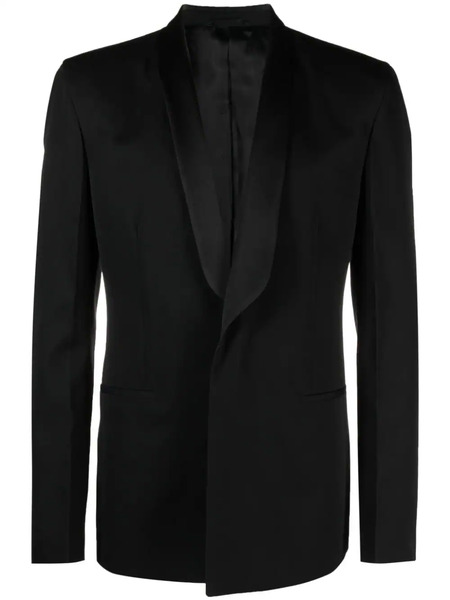  Givenchy Wool Tuxedo Jacket - Black 