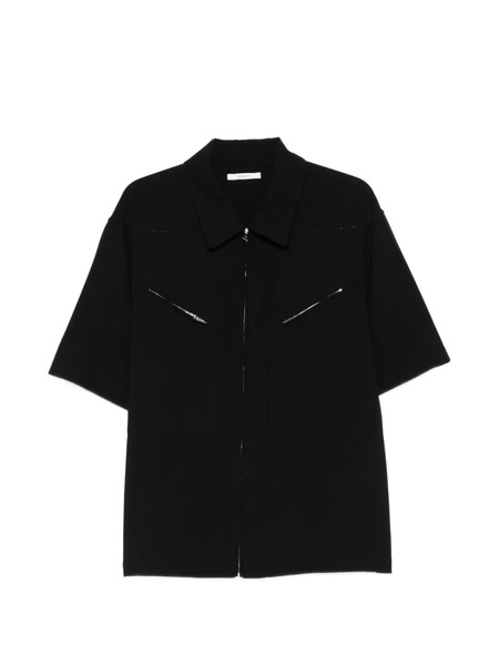  Givenchy Zip-up Shirt Jacket - Black 