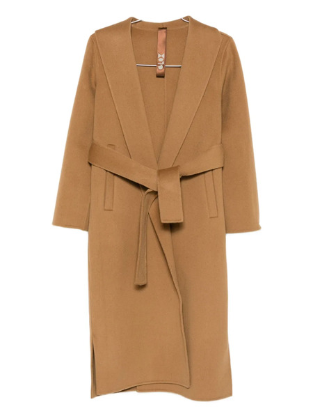  Glox Belted Coat - Brown 