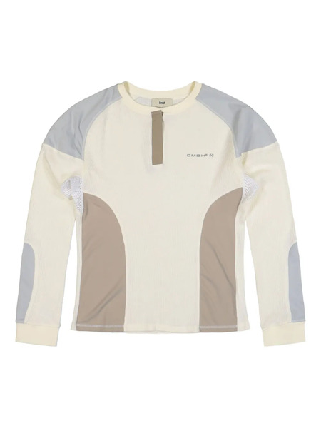  Gmbh Colour-blocked Long-sleeve Top - Neutrals 