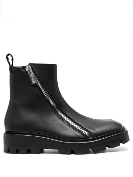 Gmbh Double-zip Ankle Boots - Black 