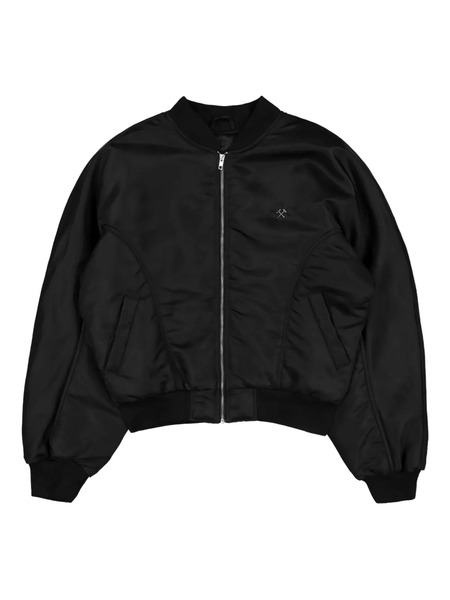  Gmbh Logo-motif Bomber Jacket - Black 
