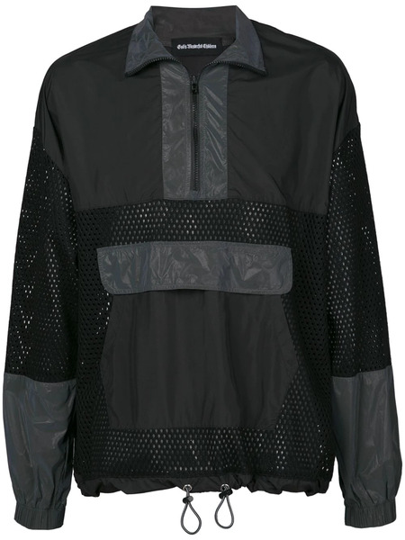  God's Masterful Children Mesh Panel Windbreakers - Black 
