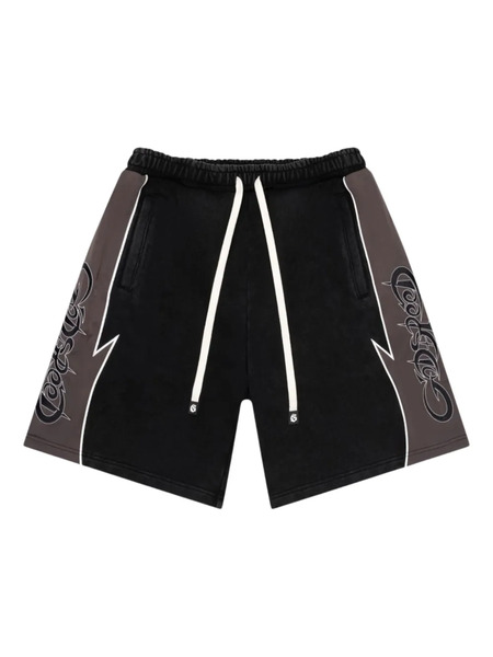  Godspeed Drawstring Graphic Shorts - Black 
