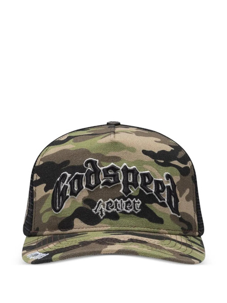  Godspeed Forever Camouflage Trucker Hat - Green 