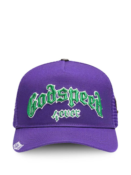  Godspeed Gs Forever Trucker Embroidered Baseball Cap - Purple 