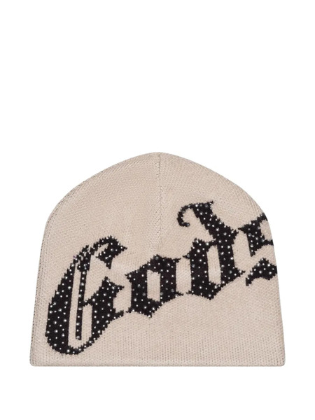  Godspeed Logo Studded Beanie - Neutrals 