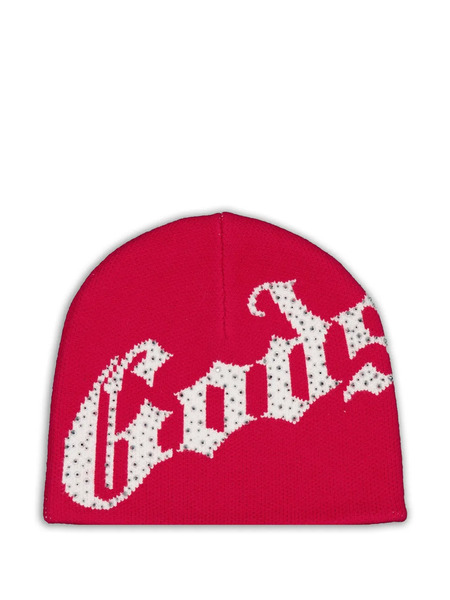  Godspeed Logo Studded Beanie - Red 