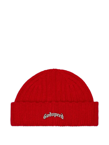  Godspeed Og Logo Beanie Hat - Red 